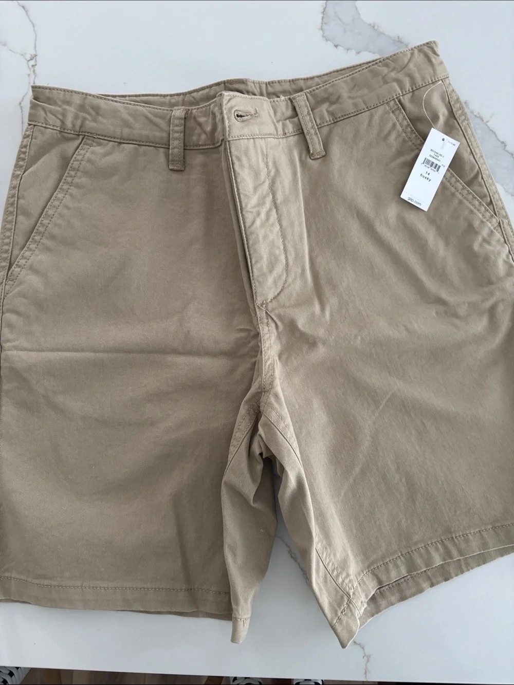Boys Classic Khaki Cotton Shorts